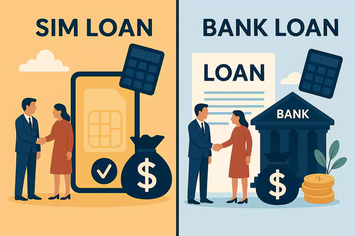 تفاوت وام سیم کارت و وام بانکی در چیست؟
